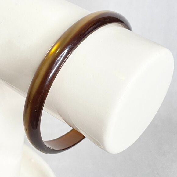 Moonglow Bangle Bracelet Golden Brown Lightweight - Picture 3 of 9